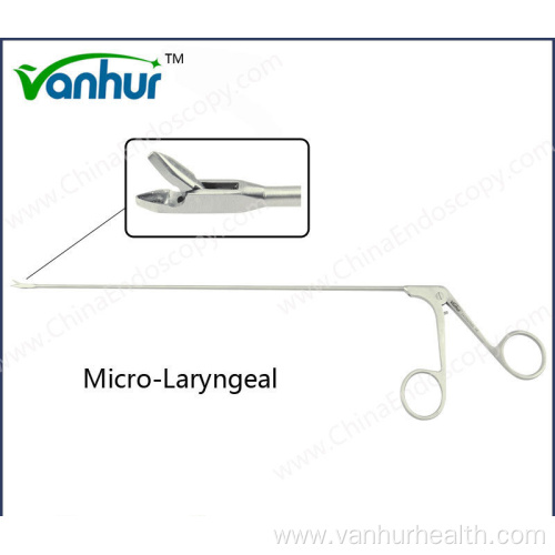 ENT Laryngoscopy Instruments Micro-Laryngeal triangular head